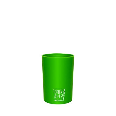Copo Ecológico Verde 200ml Liso - Green Cups®