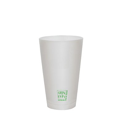 Copo Caldereta 360ml Ecológico Branca - Green Cups®