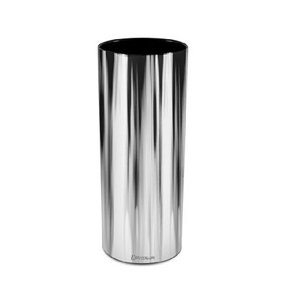Copo Metalizado Prata 300ml - Poliestireno Acrilico PS (Minimo de 100 peças para personalizar)