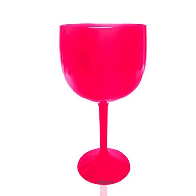 Taça de Gin Acrilico - Taça de Gin Rosa