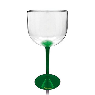 Taça Gin Acrilico - Bicolor Verde