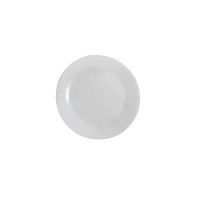 Prato Ecológico Green Cups® Branco - 18cm (Ideal para sobremesa)