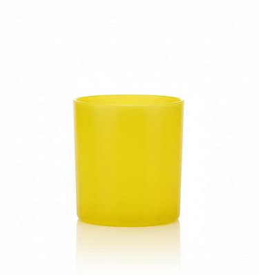 Copo de Whisky On The Rocks 300ml Policarbonato Amarelo