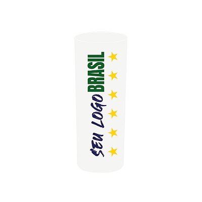 Copo Long Drink Personalizado 320 ml Branco - Copa do Mundo