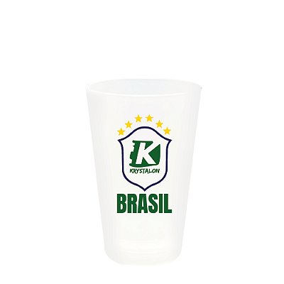 Copo Caldereta 360ml Branco - Copa do Mundo personalizado
