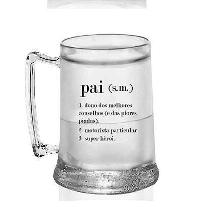 Caneca Chopp Personalizada - Dia dos Pais