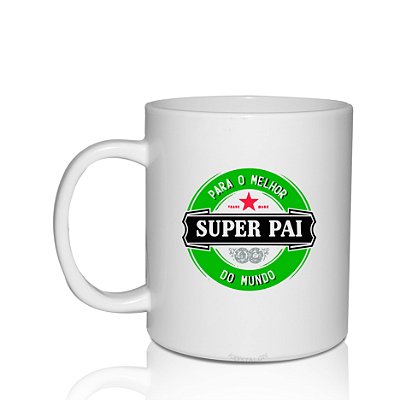 Caneca Dia dos Pais Personalizada - Super Pai