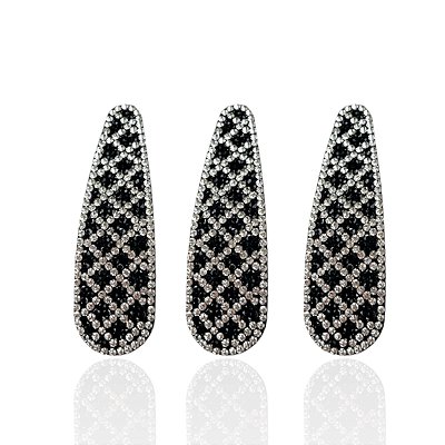 Presilha Tic Tac Gota Strass