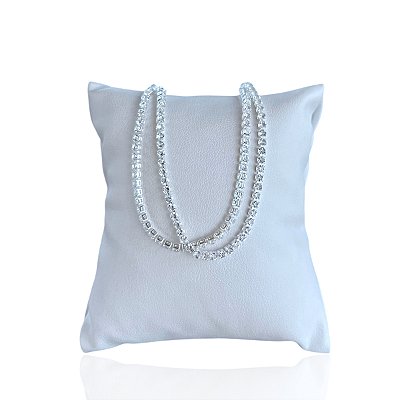 Pulseira Folheada Prata 925 Riviera Dupla