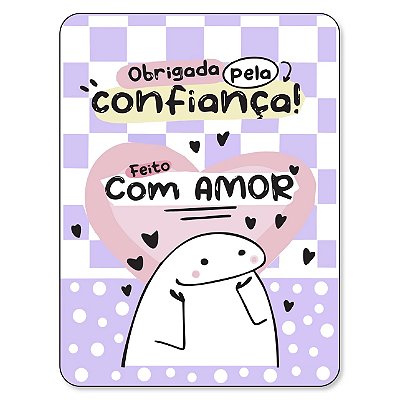 Cartão Agradecimento 50 und