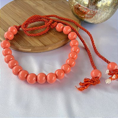 Cinto Esferas Coral