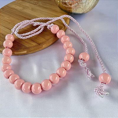 Cinto Esferas Rosa Bebê