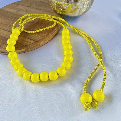 Cinto Esferas Amarelo