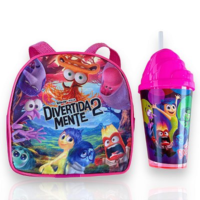 Kit Lancheira Infantil Divertidamente