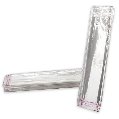 Saquinho Transparente Colante 22x5cm 100 und