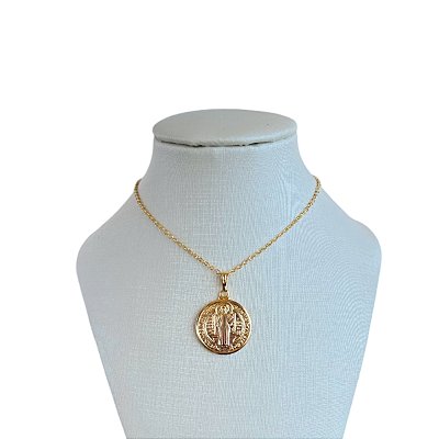 Colar Folheado Ouro 18k São Bento