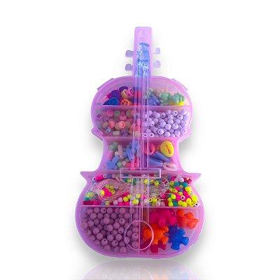 Kit Miçangas para Montagem Infantil Violão