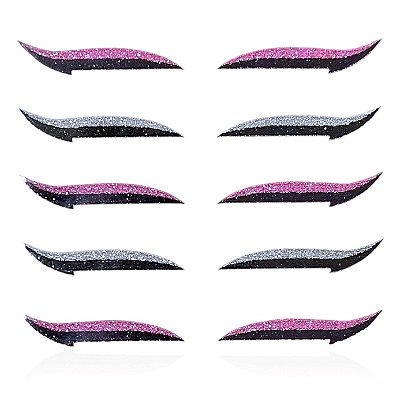 Cartela Delineador Glitter Colante 5und