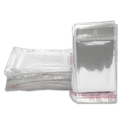 Saquinho Transparente Colante 9x6,5cm 100 und