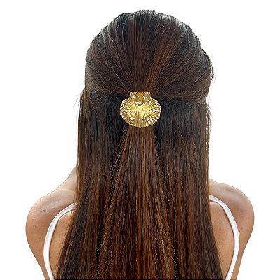 Xuxinha para Cabelo Metal Concha