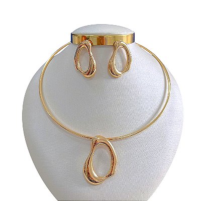 Conjunto Aro Bijuteria Orgânico