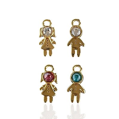 Pingente Folheado Ouro 18k Filho Penduricalho Cravejado