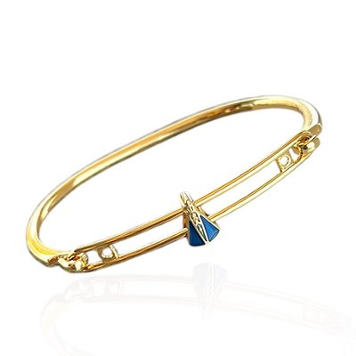 Bracelete Folheado Ouro 18k Passante Nossa Senhora