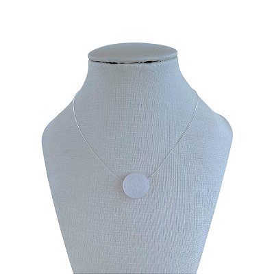 Colar Folheado Ouro 18k Fio de Silicone São Bento