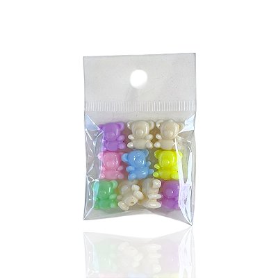 Kit 10 Pingentes Passante Urso