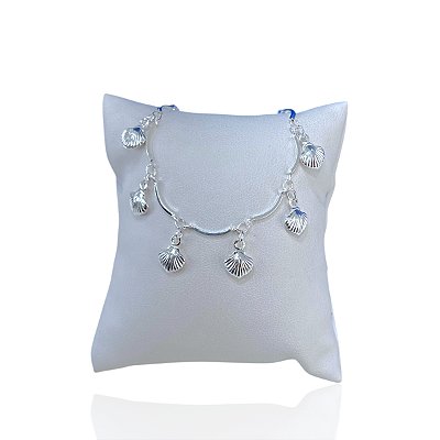 Pulseira Folheada Prata 925 Conchas