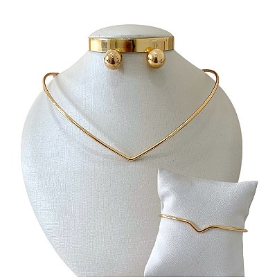 Conjunto aro Bijuteria V