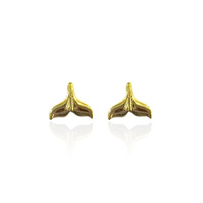 Brinco Folheado Ouro 18k Calda da Sereia