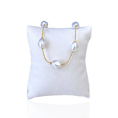 Pulseira Folheada Ouro 18k Pérolas