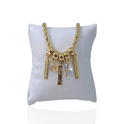 Pulseira Folheada Ouro 18k Cordão Baiano Dizeres