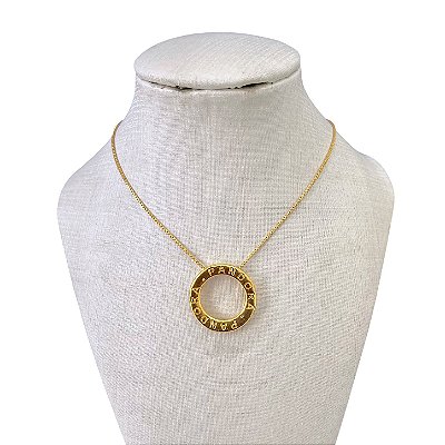 Colar Folheado Ouro 18k e Prata 925 Mandala Inspired