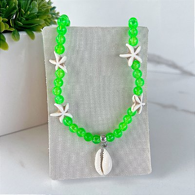 Choker Miçangas Bijuteria Sereismo
