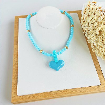Choker Miçangas Bijuteria