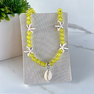 Choker Miçangas Bijuteria Sereismo