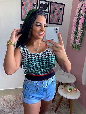 Cropped Modal Tricô