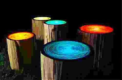 900ml Tinta Glow Corion Fosforescente UV para fazer Mesa tipo River Table que Brilha No Escuro Sem Luz Negra. Divs Cores