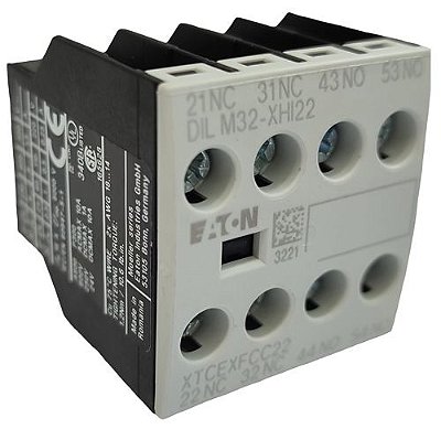 DILM32-XHI22 BLOCO DE CONTATO AUXILIAR 2NF + 2NA PARA CONTATORES DILM7-38 277377 EATON