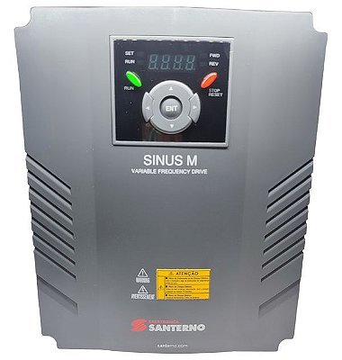 SINUS M 0011 4T BA2K2 INVERSOR DE FREQUÊNCIA 7,5CV 12A TRIFÁSICO 380-480VAC ZZ0073024 SANTERNO