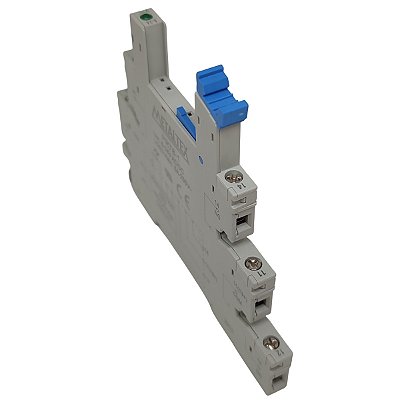 PRT8-1 SOQUETE PARA RELÉ JZ FAIXA DE TENSÃO 12-24VCC/VCA FIXAÇÃO TRILHO DIN METALTEX