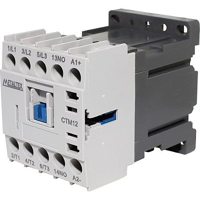 CTM12-B0-310 MINI CONTATOR 12A/AC3 24VCC 1NA I19713 METALTEX