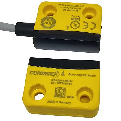 YSM-22K4-MEFN-P012 SENSOR MAGNÉTICO 2NA 24VDC SAIDA RABICHO 0.15M + CONEC. M12 4P 605-000-753 CONTRINEX