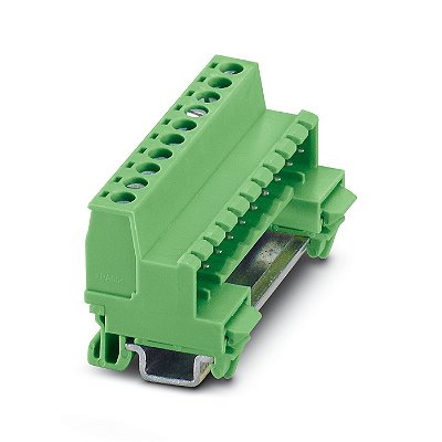 MSTBHK 2,5/10-G CONECTOR PARA TRILHO DE FIXAÇÃO VERDE 1765085 PHOENIX CONTACT