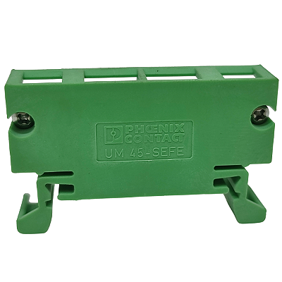 UM 45-SEFE ELEMENTO LATERAL COM BASE VERDE 2907826 PHOENIX CONTACT