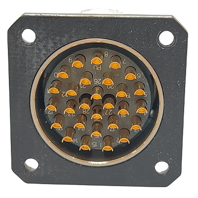 HC-28P1N122300 CONECTORES DE ENCAIXE PARA EQUIPAMENTOS PAREDE FRONTAL 1590407 PHOENIX CONTACT