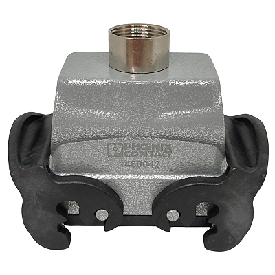 HC-B 10-KMQ-N-O1PG16 CAIXA DE ACOPLAMENTO HEAVYCON B10 SAIDA DE CABO RETA 1460042 PHOENIX CONTACT