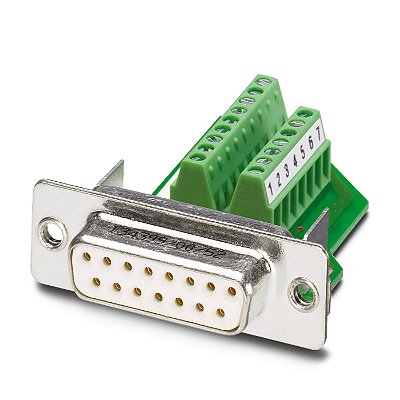 VS-15-BU-DSUB/16-MPT-0,5 CONTATO FÊMEA D-SUB 1688094 PHOENIX CONTACT
